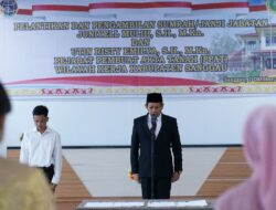 Lantik Dua Jabatan PPAT, Ini Harapan Kepala Kantah Sanggau